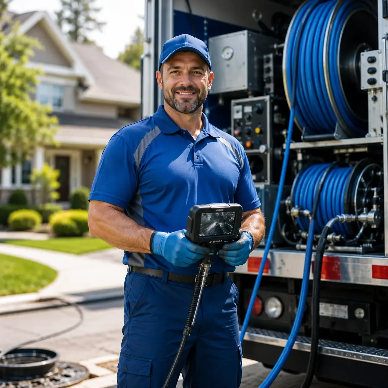 Local outdoor drain cleaning specialists in Keyesport, IL